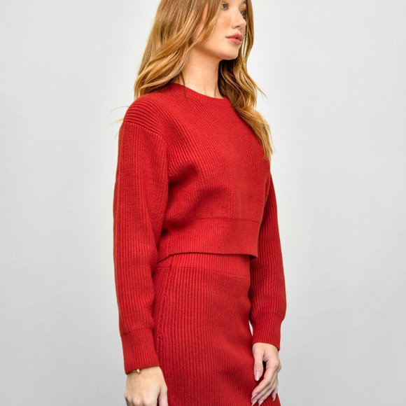 Line & Dot Sweater Set - Picture 4 of 4